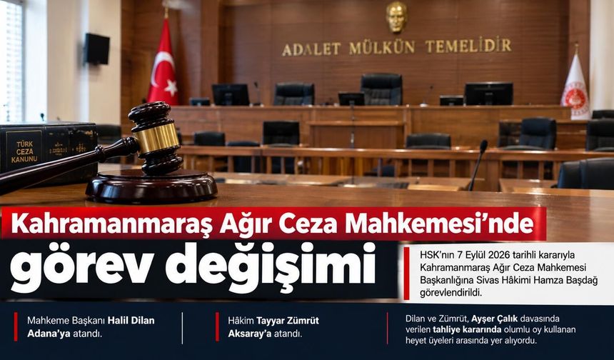 Ayşer Çalık davasında mahkeme heyeti değişti