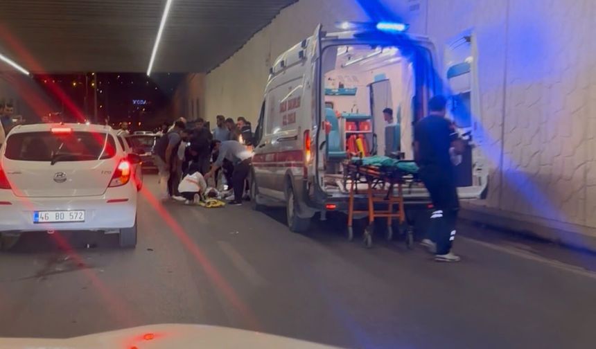 Kahramanmaraş’ta otomobil ile motosiklet çarpıştı: 1 yaralı