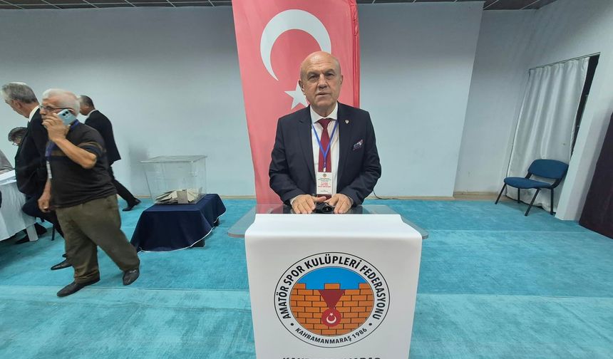 Kahramanmaraş ASKF’de Ekrem Karaoğlan güven tazeledi