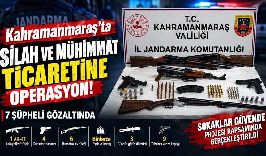 Kahramanmaraş ve Birecik’te eş zamanlı operasyon