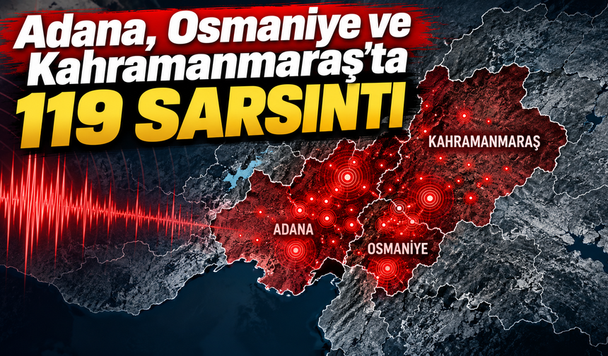 Kahramanmaraş dahil üç kentte deprem hareketliliği