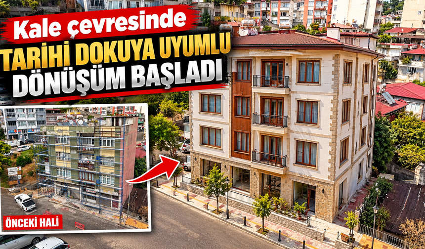 Kahramanmaraş Kalesi çevresinde cephe çalışması başladı