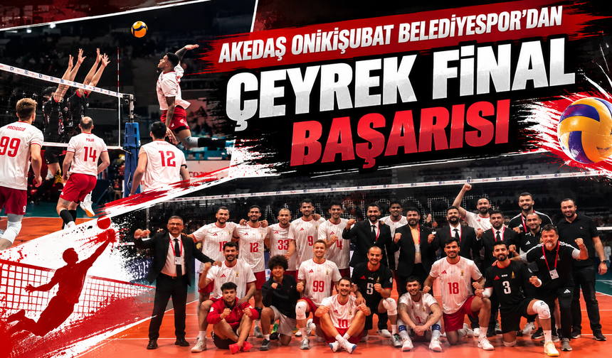 Onikişubat Belediyespor Kupa Voley’de çeyrek finalde