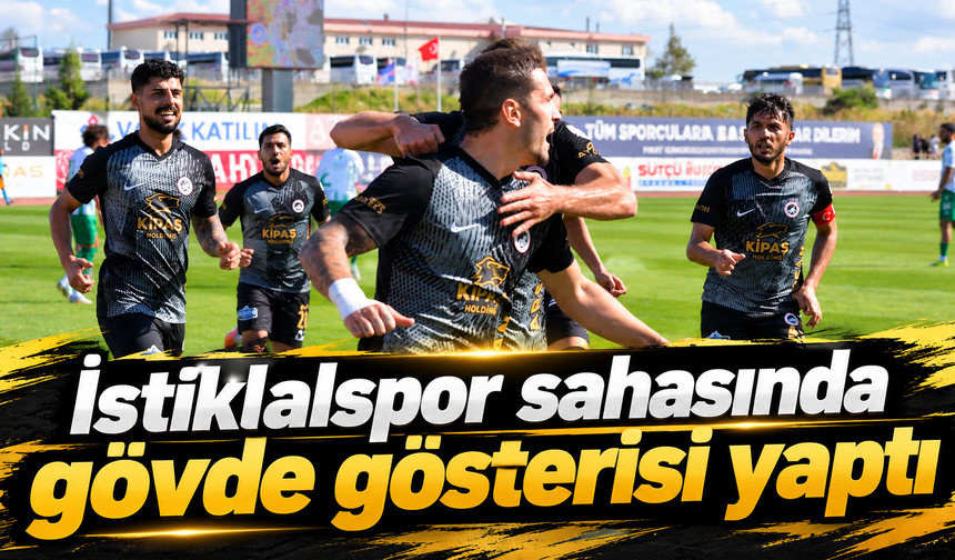 Kahramanmaraş İstiklalspor’dan 4-1’lik zafer