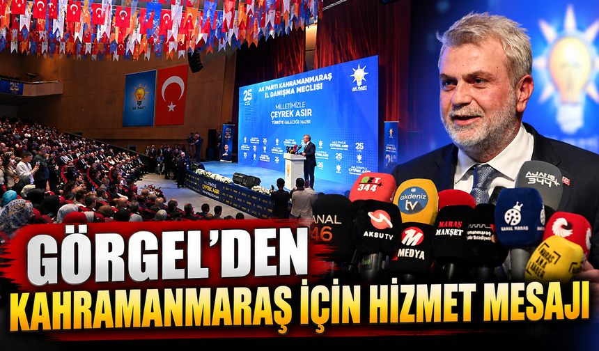 Görgel: Eksiklikler tek tek giderilecek