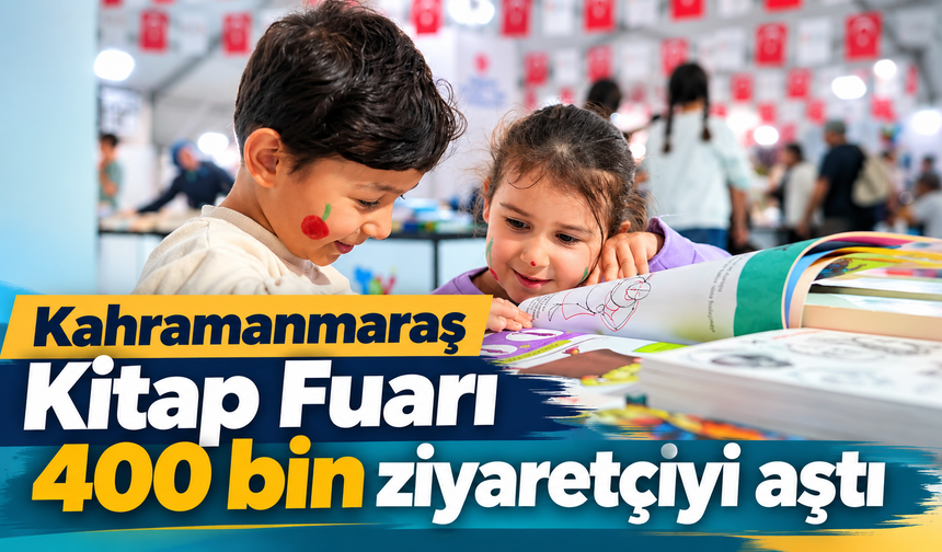 Kahramanmaraş Kitap Fuarı’nda rekor katılım