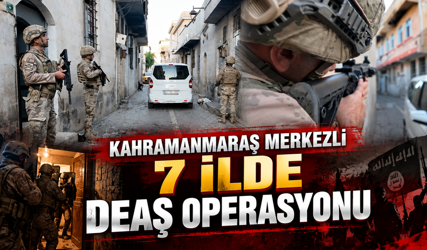Kahramanmaraş merkezli operasyonda 39 gözaltı