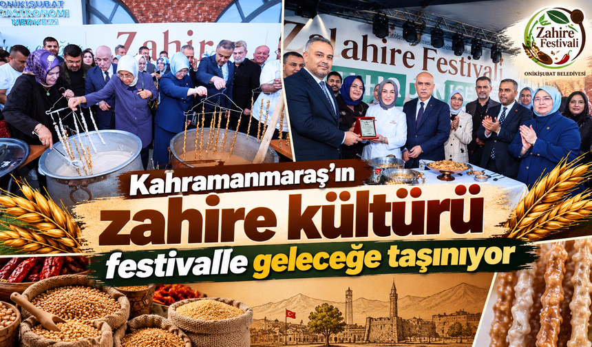 Kahramanmaraş’ta Zahire Festivali’ne yoğun ilgi
