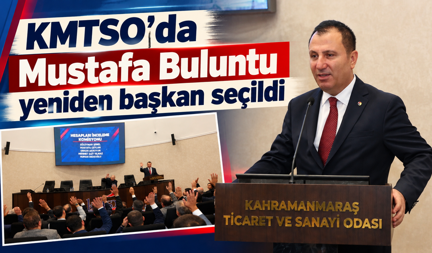KMTSO’da Mustafa Buluntu yeniden başkan seçildi