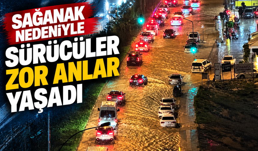 Kahramanmaraş’ta sağanak sabaha kadar sürdü