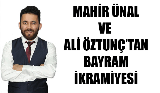 Mahir Ünal ve Ali Öztunç'tan Bayram İkramiyesi
