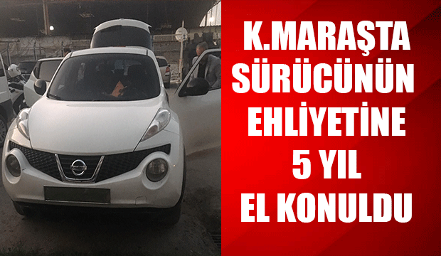 Uyuşturucu Kullanan Şahsın Ehliyetine 5 Yıl El Konuldu!