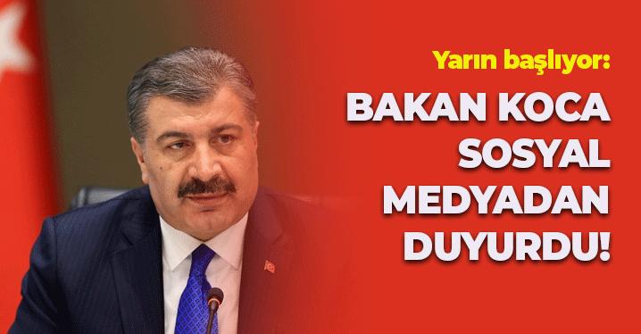 Bakan Koca Duyurdu: Aşılamada Yaş 25'e İndi