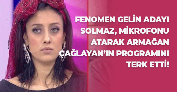 Solmaz Çiros, Konuk Olduğu Programda Stüdyoyu Terk Etti