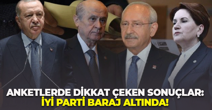 Optimar Anketinde Sonuçlar Dikkat Çekti:  İYİ Parti Baraj Altında