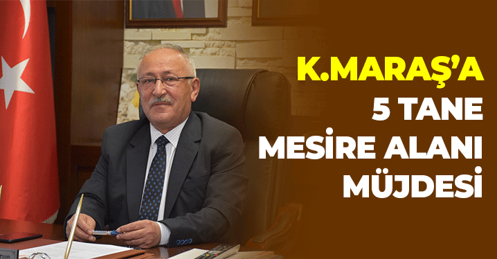 Kahramanmaraş'a 5 Tane Mesire Alanı Geliyor