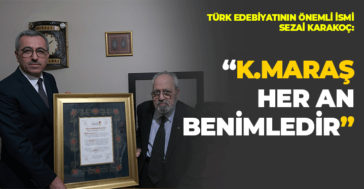 Kahramanmaraş'ta Sezai Karakoç'a Fahri Hemşehrilik Beratı