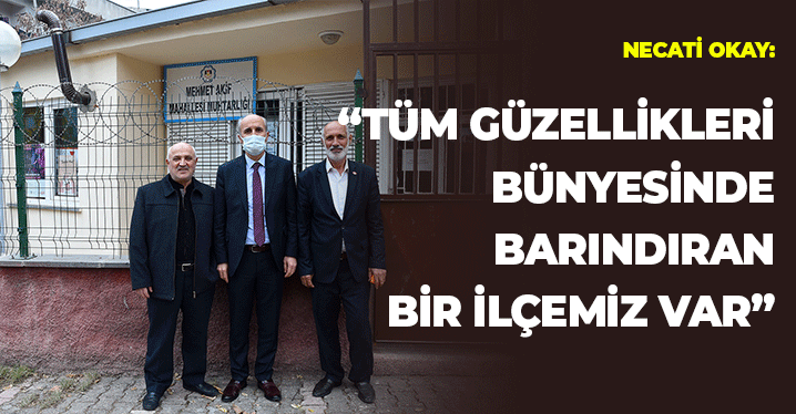 Okay: "Mahallelerimizin Sorunlarını Bir Bir Çözüme Kavuşturuyoruz"