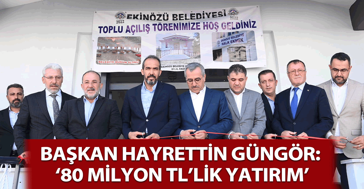 Başan Güngör: 80 Milyon TL'lik Yatırım