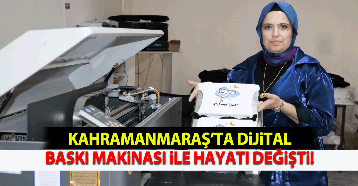 Kahramanmaraş'ta 3 çocuk annesi kadının internette öğrendiği işi mesleği oldu!