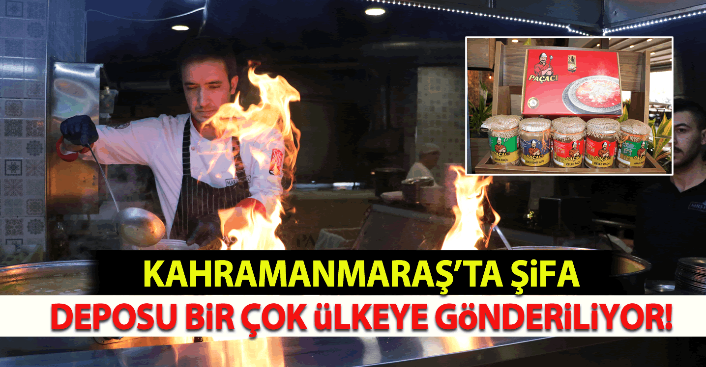 Kahramanmaraş'ta şifa deposu bir çok ülkeye gönderiliyor!