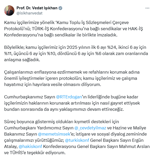 Bakan Isikhan Dan Kamu Iscisi Zammina Iliskin Ilk 18909709 6402 M